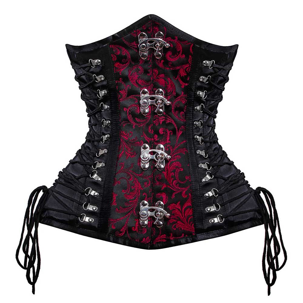 Attitude Corsets - Olímonë Corset sous la poitrine - Noir/Rouge